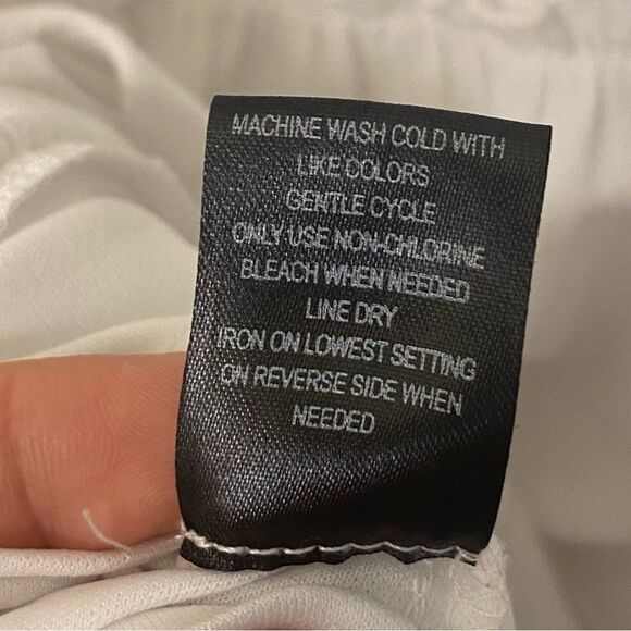 White Tiered Long Sleeve renaissance sweetheart baby doll boho tiered dress L - Picture 14 of 14